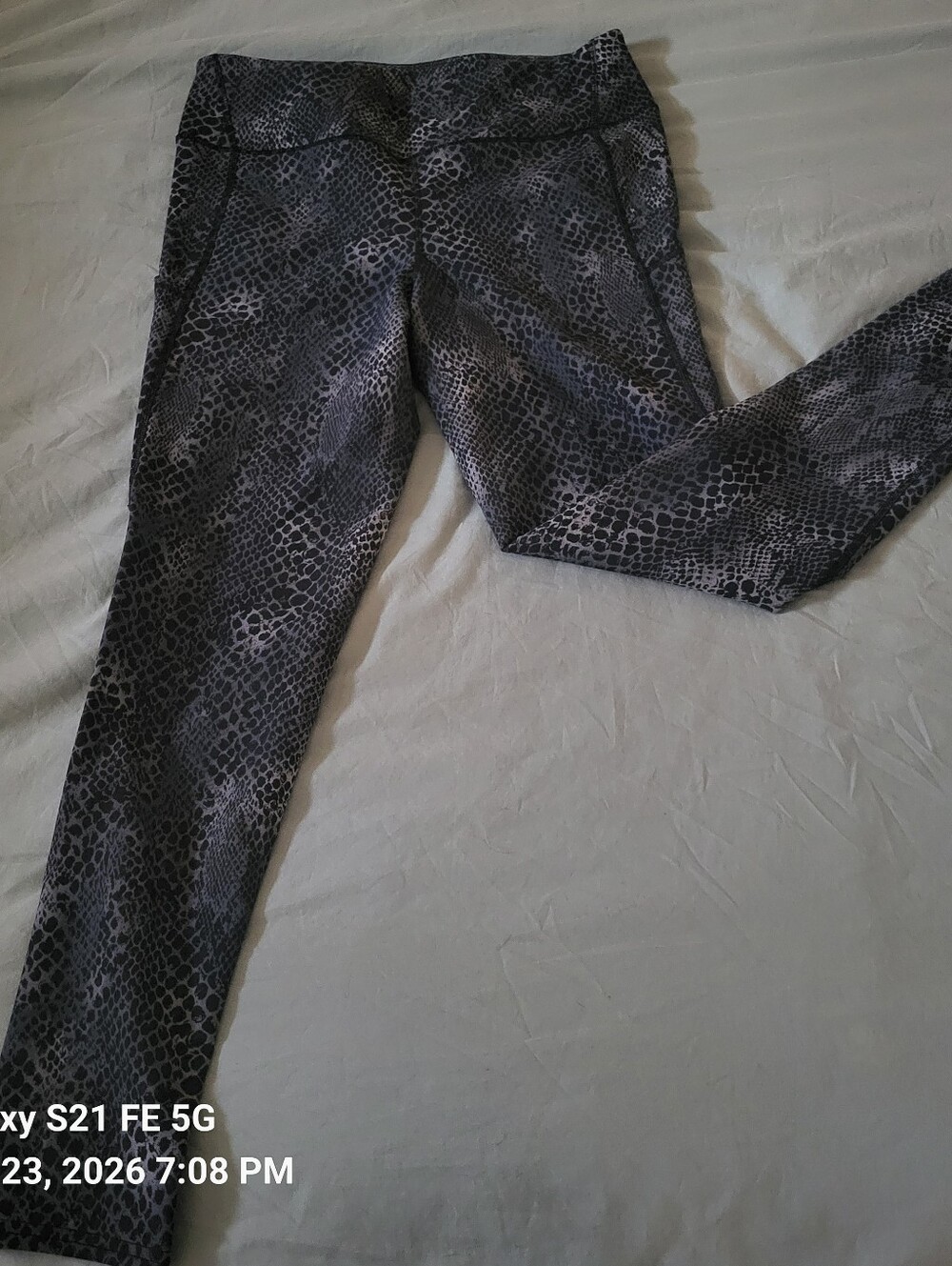 Goode Rider Tights Grey Leopard CHIC !!!